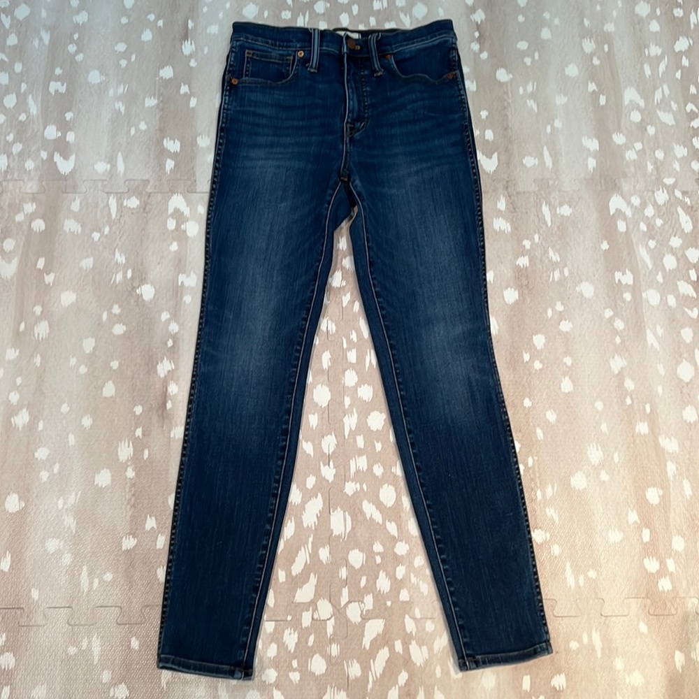MADEWELL HIGH RISE SKINNY JEANS